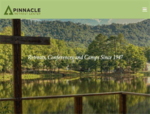 Tablet Screenshot of pinnacleretreatcenter.com